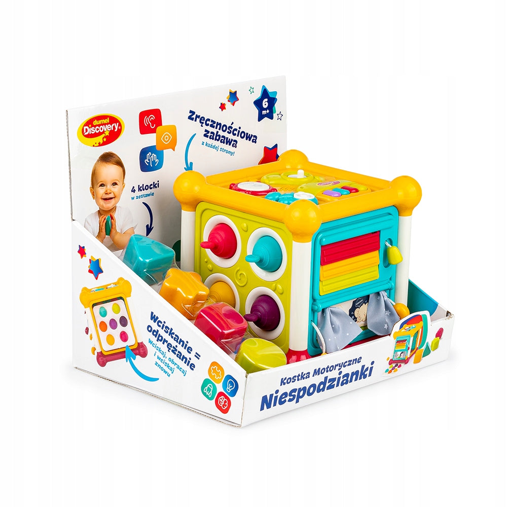 DUMEL SENSORY TOY MOTOR CUBE SURPRISE