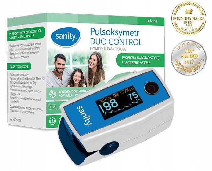 DUO CONTROL FINGER PULSE OXIMETER SANITY Medical device yes