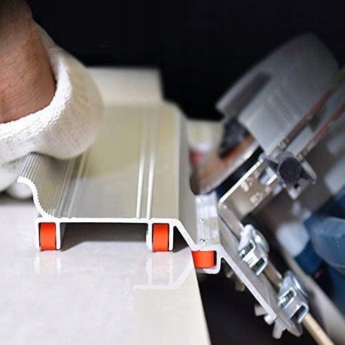 DURABLE MACHINE GUIDE FOR CHAMFERING STONEWARE TILES AT AN ANGLE OF 45 DEGREES Brand Kraftverk