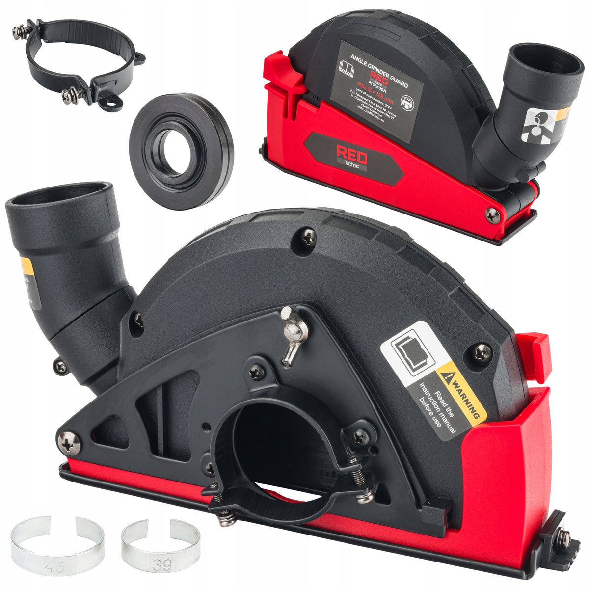 DUST COVER FOR ANGLE GRINDER SUCTION DISCS 115-125 MM