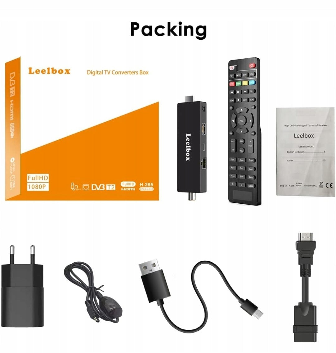 DVB-C decoder, DVB-T2 Leelbox DEDVBC Manufacturer code DEDVBC