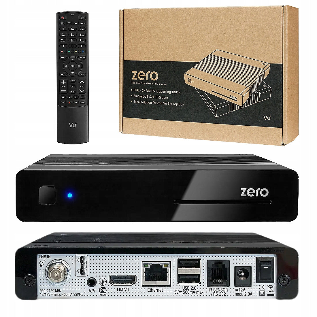 DVB-S decoder, DVB-S2 VU+ Zero v2