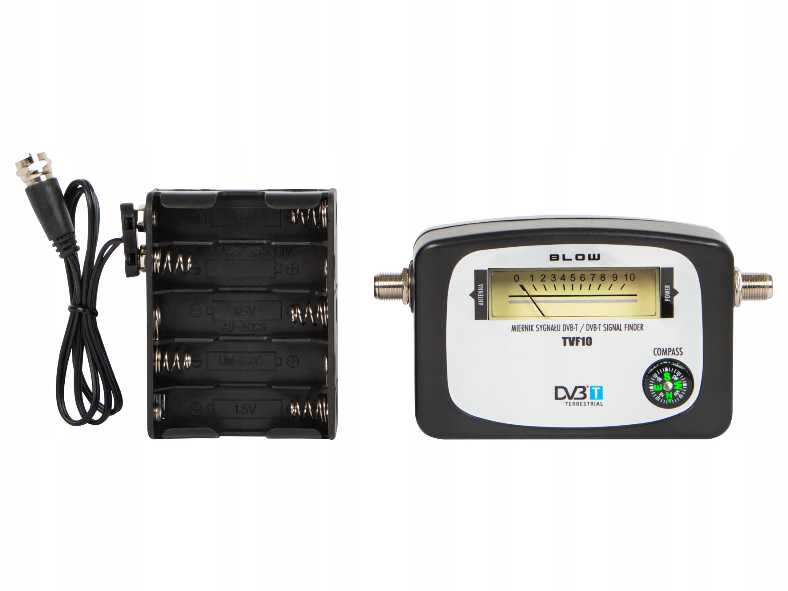 DVB-T SAT SIGNAL METER BLOW TVF10 SIGNAL FINDER TERRESTRIAL TV Brand Blow