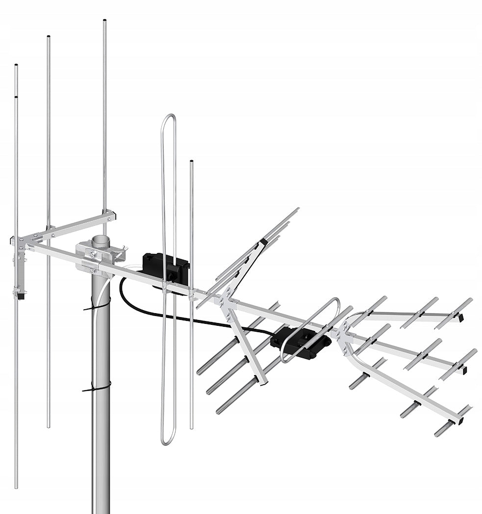 DVB-T2 COMBO ANTENNA A2810 5-12/21-48 VHF/UHV DIPOL Packaging status original