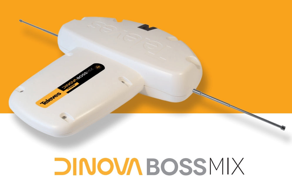 DVB-T2 Digital Terrestrial TV Antenna Televes Dinova Boss Mix UHF VHF LTE 700 Color white