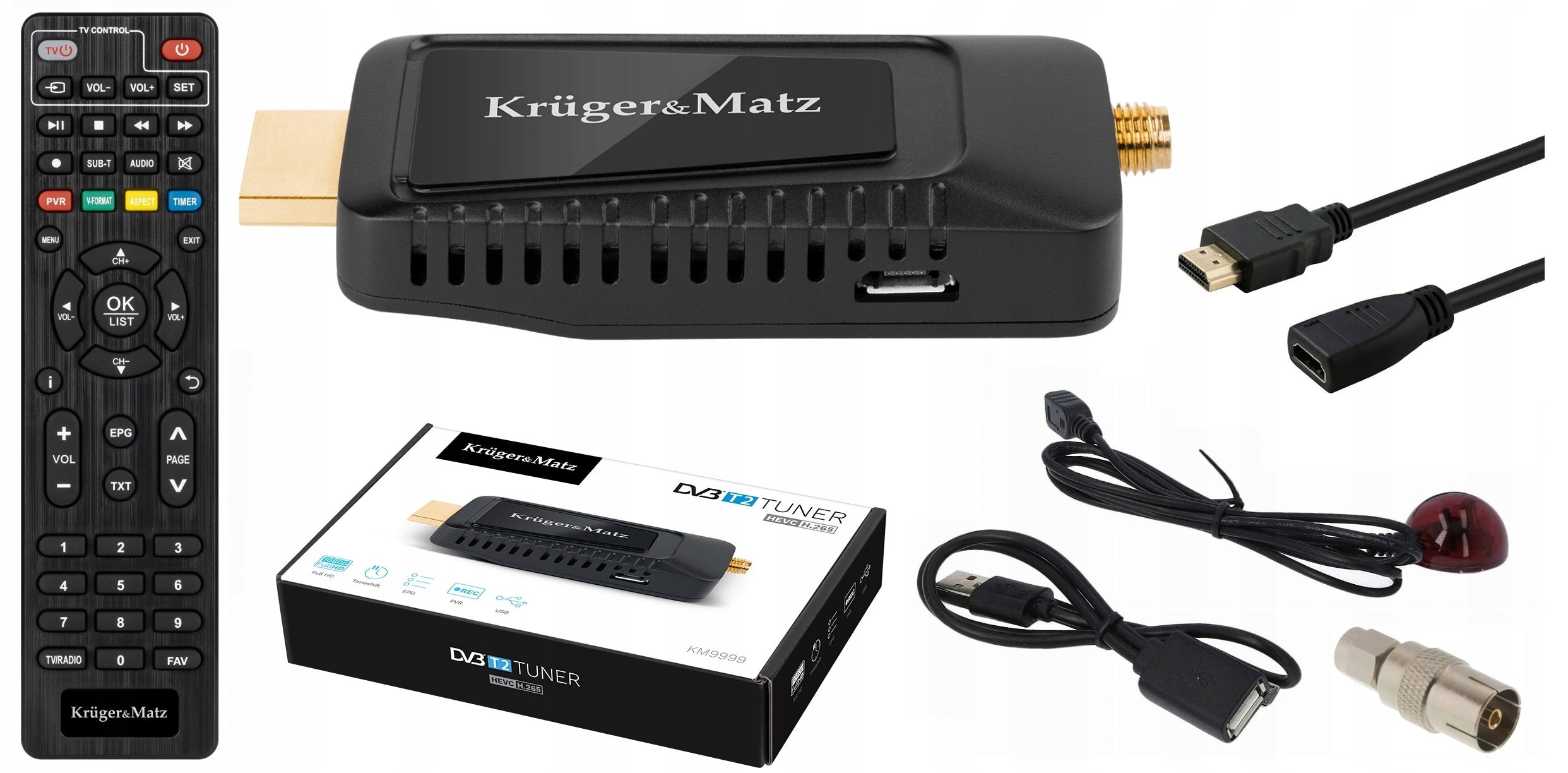 DVB-T2 H. 265 HEVC Kruger&Matz Krüger&Matz