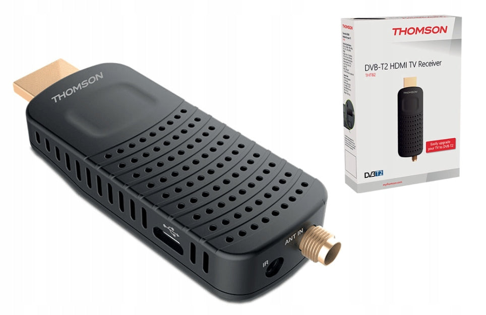 DVB-T2 HEVC H.265 Thomson THT82 Mini HDMI Stick