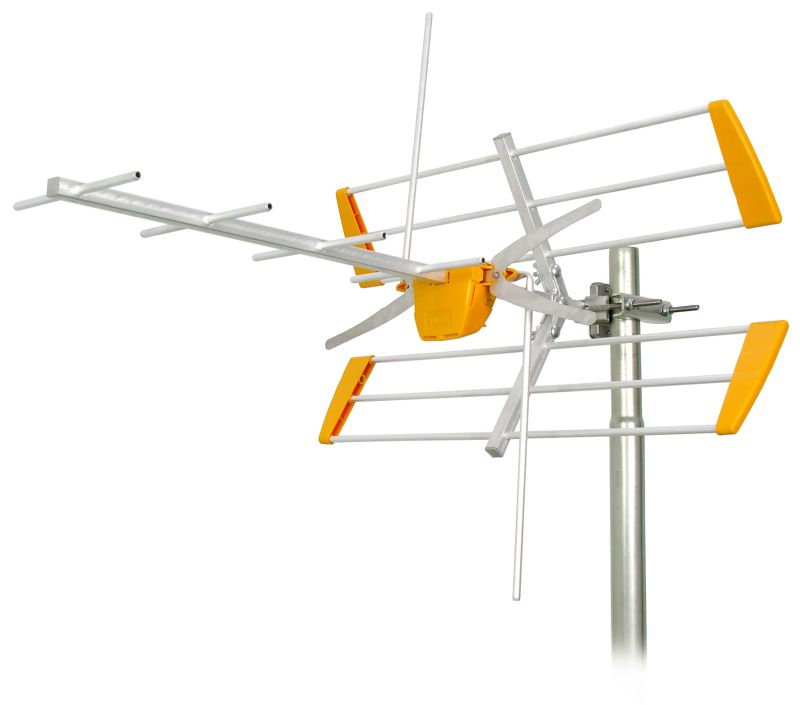 DVB-T2 TV Antenna Televes MIX Combo UHF VHF MUX 1 2 3 8
