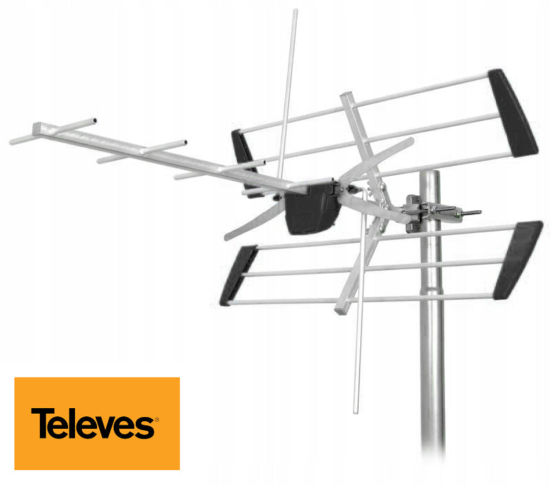 DVB-T2 antenna Televes Edge+ MIX 111810 UHF VHF LTE filter 5G Active/Passive