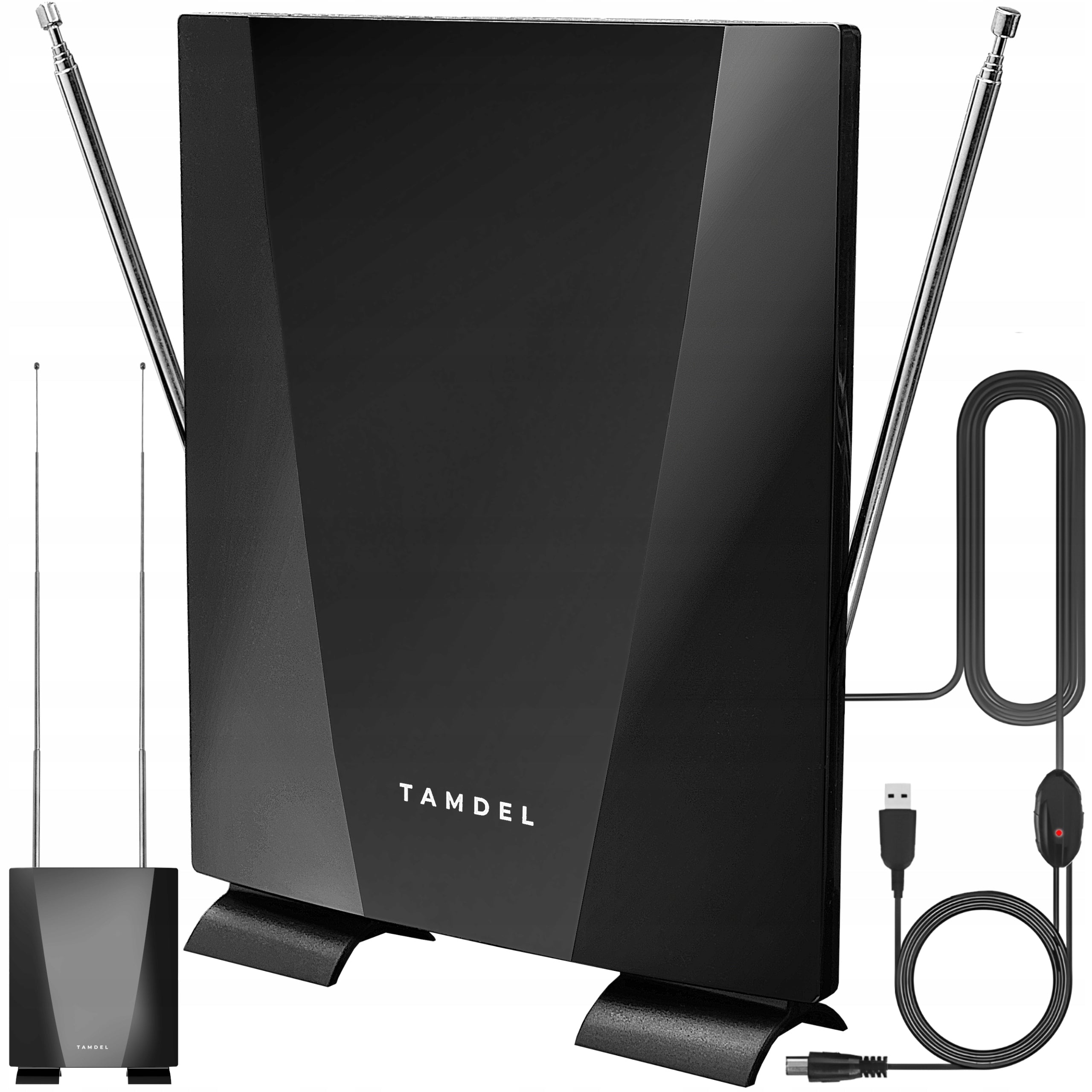 DVB-T2 outdoor/indoor terrestrial TV antenna 2in1 TAMDEL TAZ-W128 Packaging status original