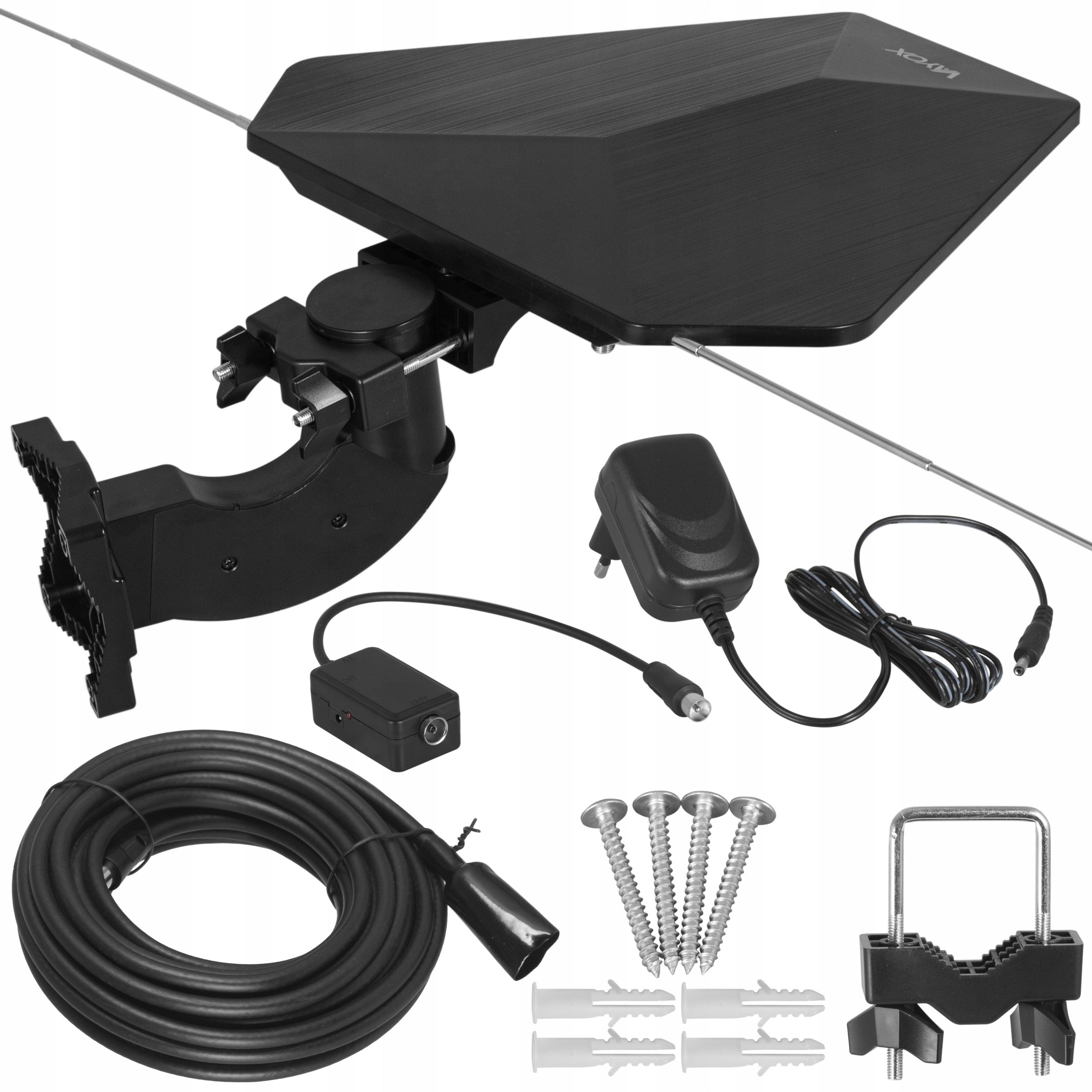 DVBT2 ANTENNA FOR TERRESTRIAL TV PANEL EXTERNAL 4K UHF VHF FM LTE VAYOX
