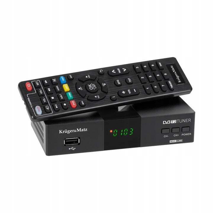 DVBT2 HEVC decoder terrestrial TV set-top box Packaging status original