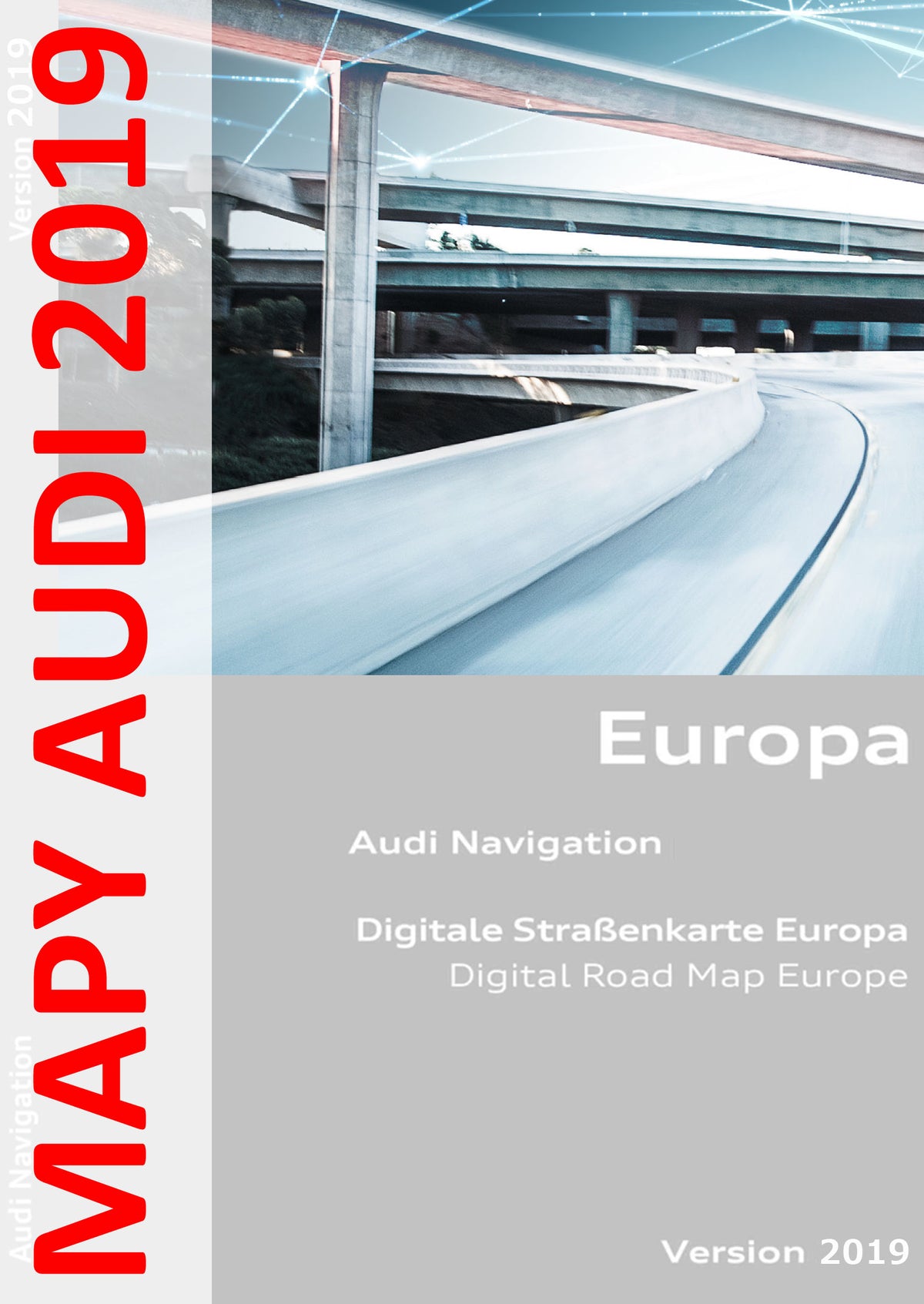 DVD Map Navigation AUDI MMI 2G 2019
