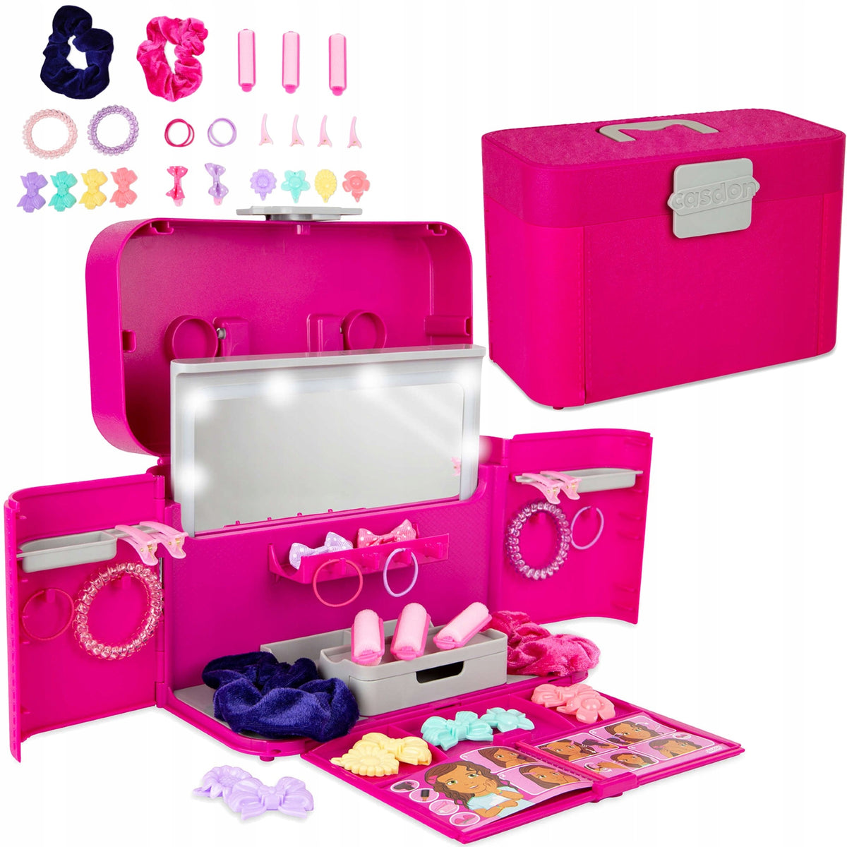 DYSON DRESSING TABLE FOR GIRLS HAIRDRESSER'S CHEST + HAIR ACCESSORIES CASDON