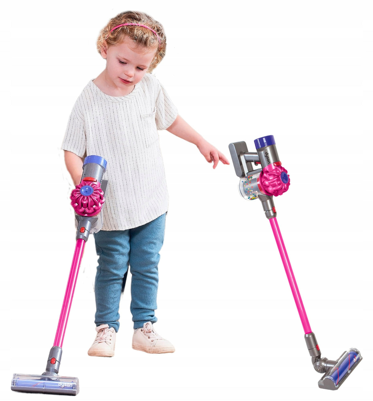 DYSON VACUUM CLEANER FOR CHILDREN WIRELESS VERTICAL WITH SOUND PINK CASDON