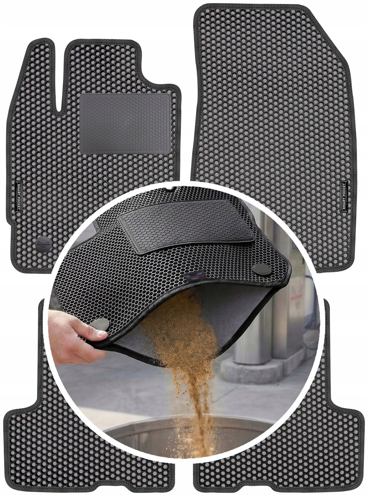 Dacia Duster II 2018-2024 EVA SMART POCKET Rugs Packaging status original