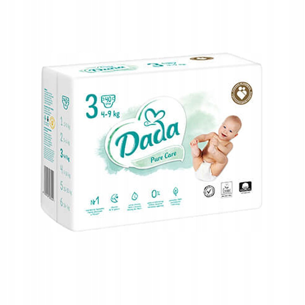 Dada Pure Care Disposable Diapers 3 MIDI 40 pcs. 4-9 kg