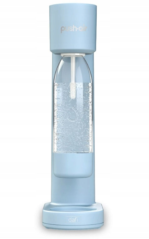 Dafi PushAir Saturator with CO2 cartridge + 0,7l bottle Azure/blue Manufacturer code PUSHAIR.SAT.NAB+BUT.0.7.MIE