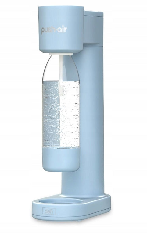 Dafi PushAir Saturator with CO2 cartridge + 0,7l bottle Azure/blue Volume 700 ml