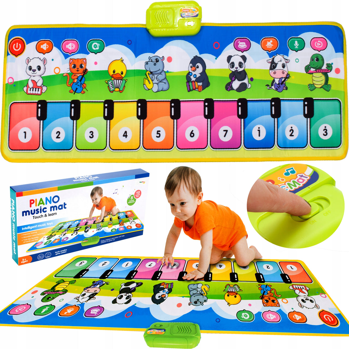 Dance Mat Musical Arcade Game Keyboard Piano for Kids
