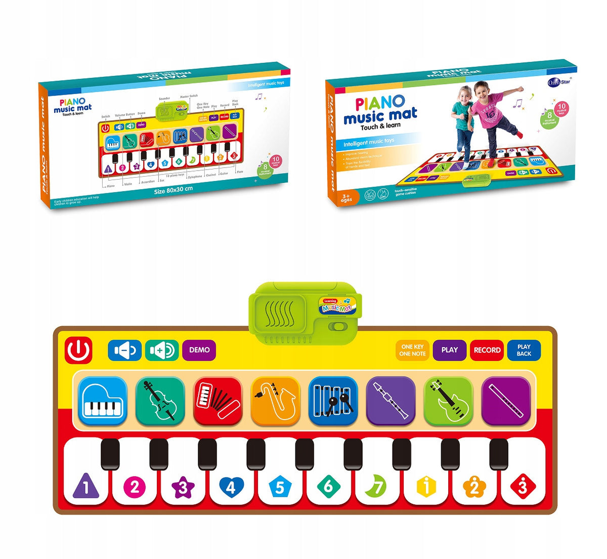 Dance Mat Musical Educational Piano Instruments For Children 80x30 EAN (GTIN) 5904659198475