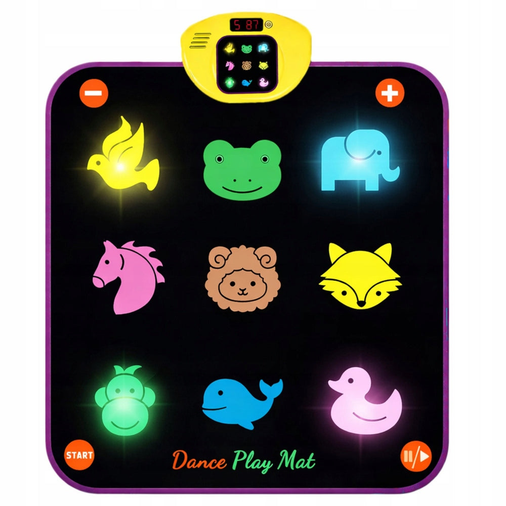 Dance mat animals 5 modes 3 levels Lean Toys 290x445 mm Brand LEAN Toys