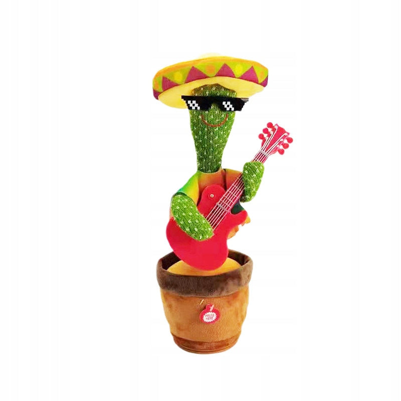 Dancing Cactus With Guitar Voice Repeat Function Songs