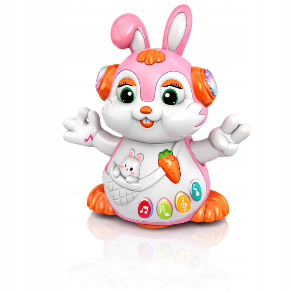 Dancing Rabbit with Music and LED Lights Interactive Toy for Kids Packaging status original