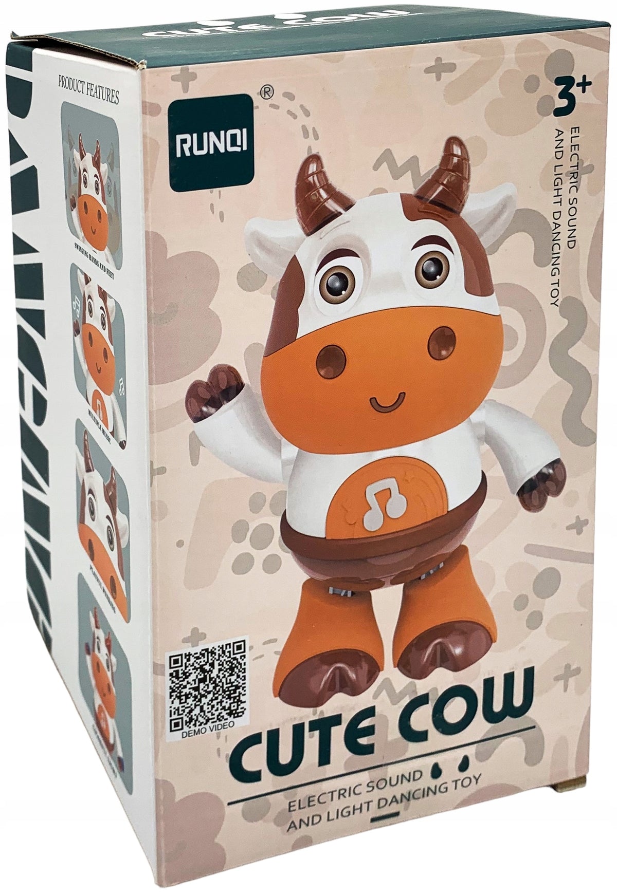 Dancing battery-operated fudge for baby lights up game dances Brand For Fun