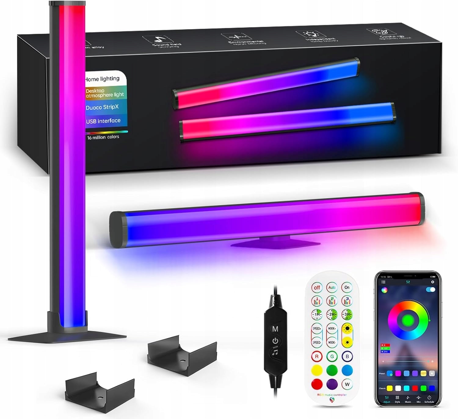 Daymeet LED RGB TV Backlight 32-85" Bluetooth, Music Sync, Remote Control