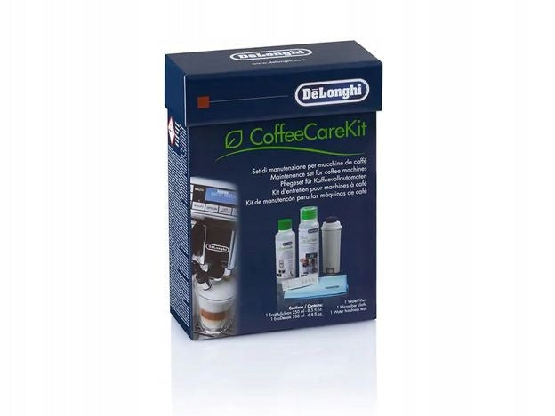 DeLonghi DLSC306 CoffeeCareKit Descaling Machine Maintenance Kit Packaging status original