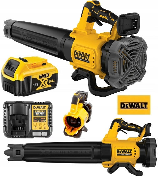 DeWALT GARDEN LEAF BLOWER POWERFUL 200 km/h BATTERY 5.0Ah 5Ah SET