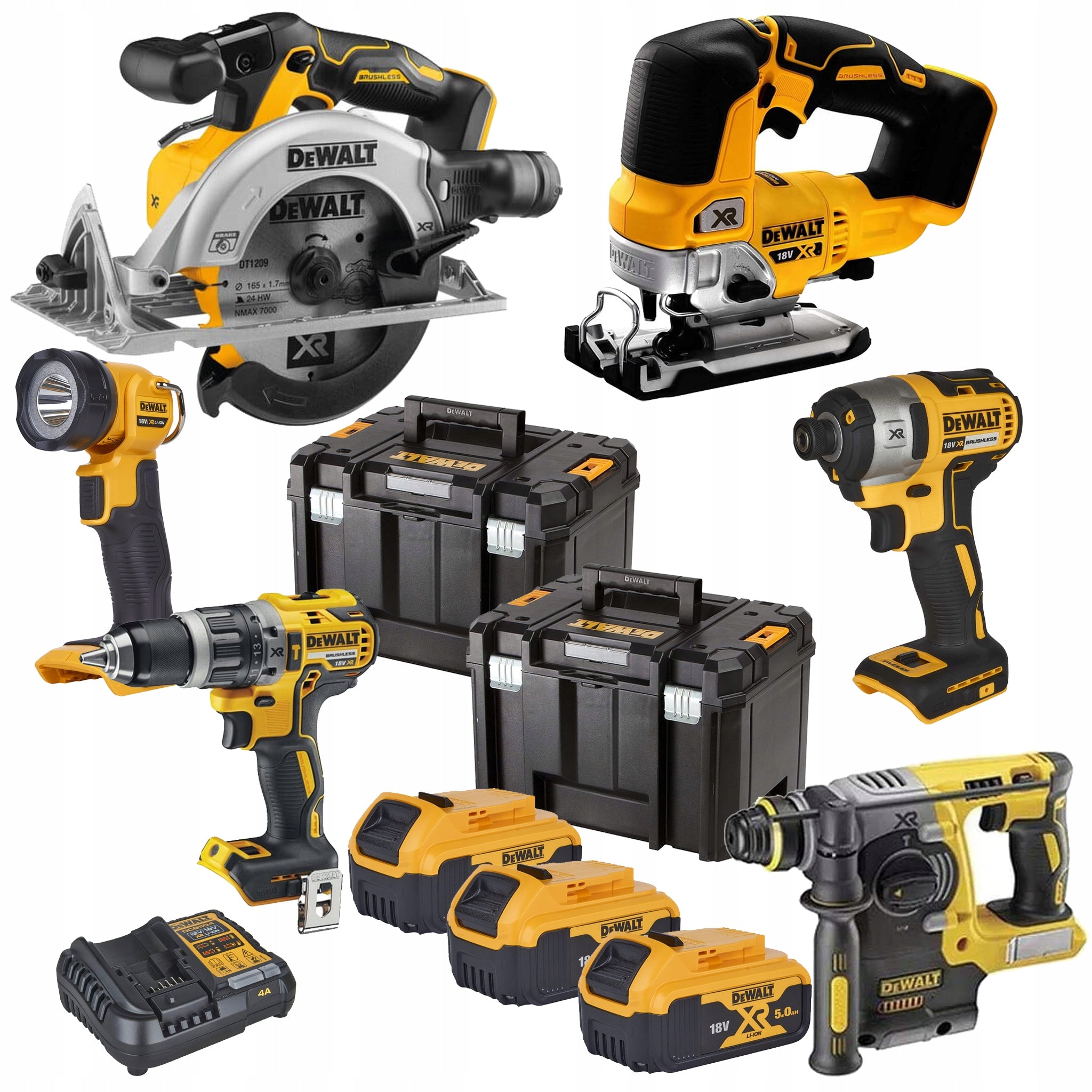 DeWalt Combo DCK690P3T set of 6 tools 3x5Ah 18V