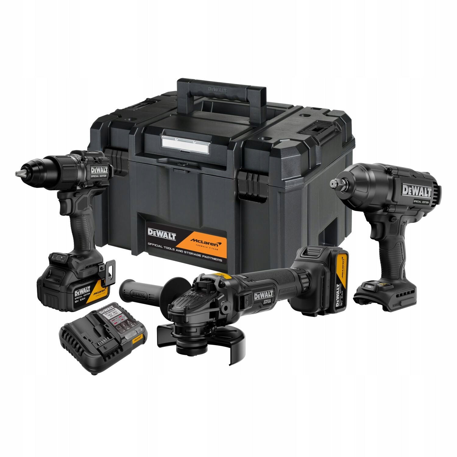 DeWalt McLaren Cordless 2x5,00 Ah Power Tool Kit in Case