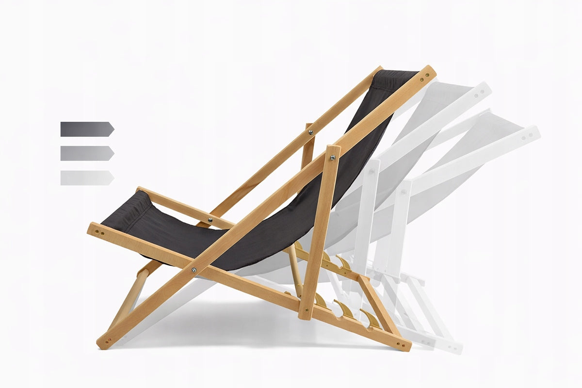 Deckchair WOODEN BEACH DECKCHAIRS wooden beach comfortable Kind sunbed