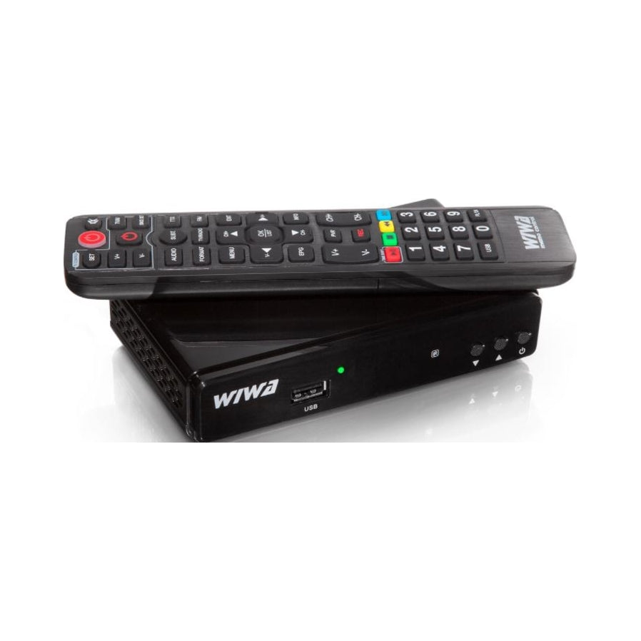 Decoder Terrestrial TV Tuner Wiwa DVB-T2 H.265 NEW EPG PVR Ready