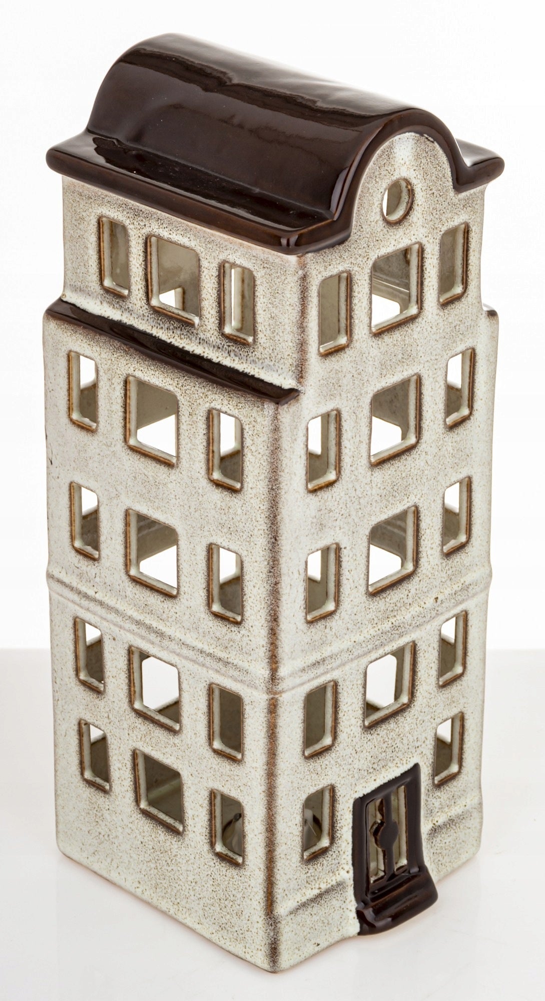 Decoration Cottage Led brown, white stoneware 26x10x11 Brand Artpol
