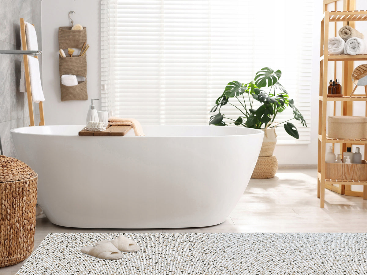 Decorative Bathroom Mat Flooring Width 65cm Pattern Lastryko Manufacturer code MA070-065-0100