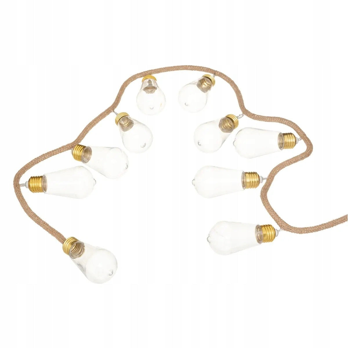 Decorative GARLAND 10 modern LED lamps Garden 165 cm For the balcony