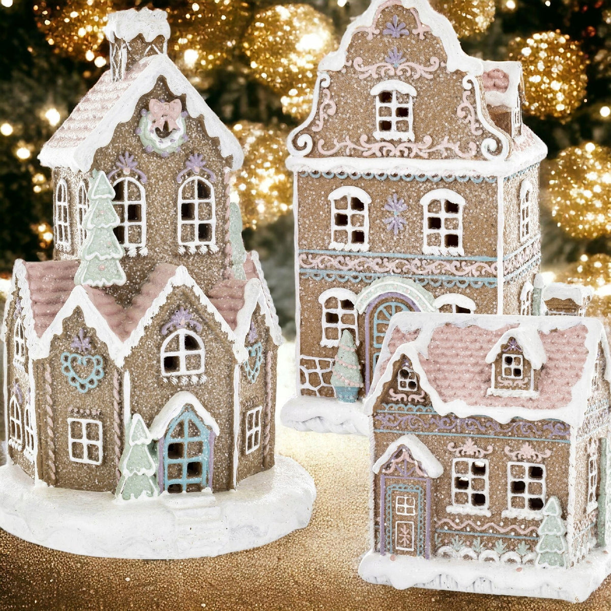 Decorative House Campaign LED Christmas Figurine Gingerbread Magic Product height 23.5 cm