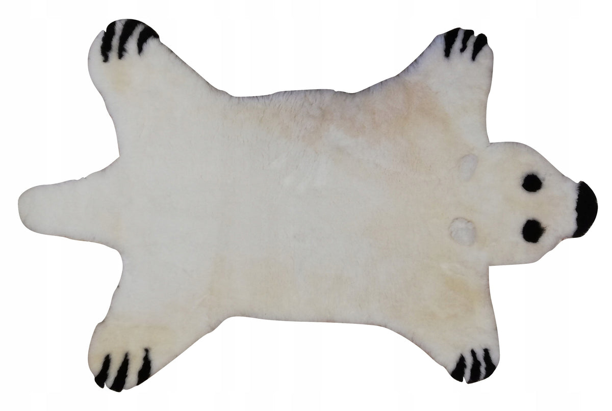 Decorative Leather Bear Sheep Wool Leather