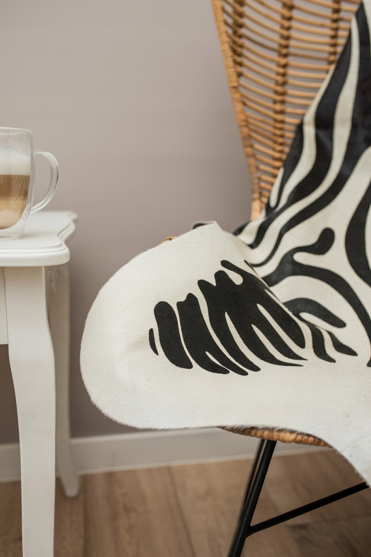 Decorative Leather Cowhide Carpet Zebra Leather Brand no brand