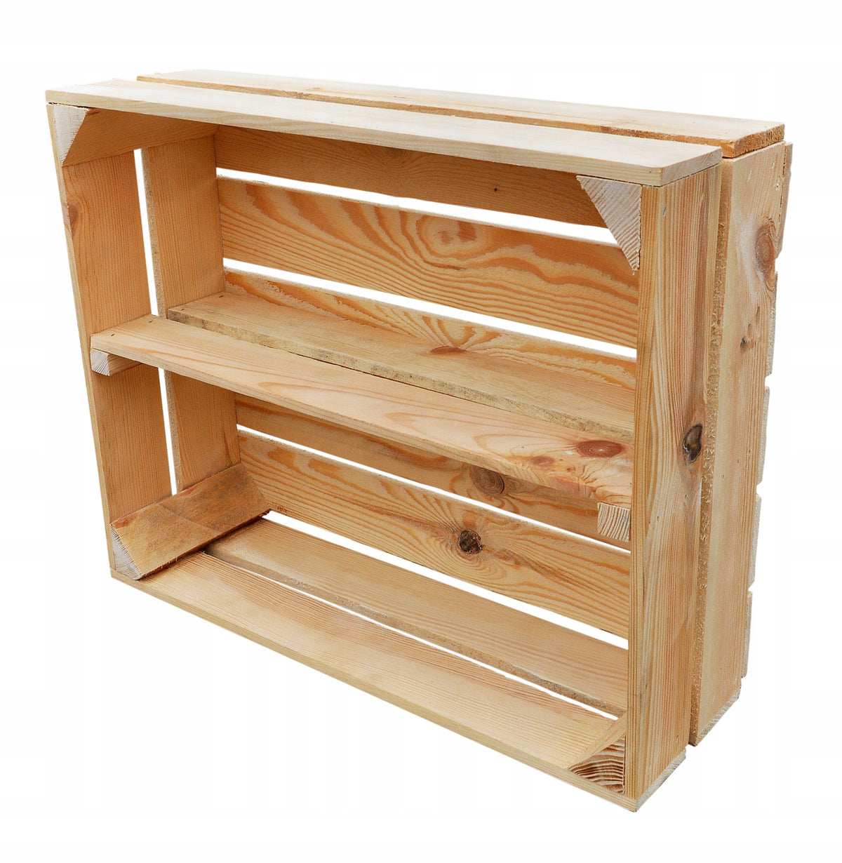 Decorative WOODEN BOX with SHELF BOOKCASE Brand Eco Trade