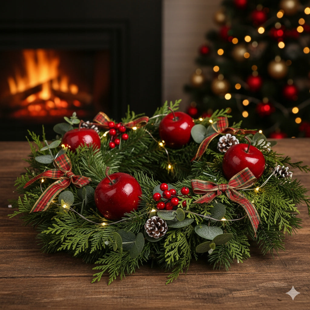 Decorative apples artificial apples Christmas decorations 6 pcs 5 cm Brand Paula
