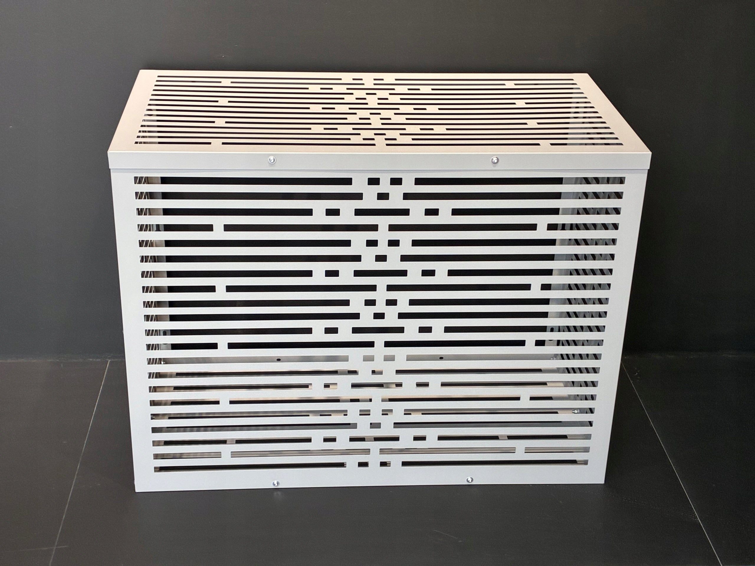 Decorative cover for outdoor air conditioner PATTERN STRIPES 940x570x740 SIZE M Manufacturer code OKM-P