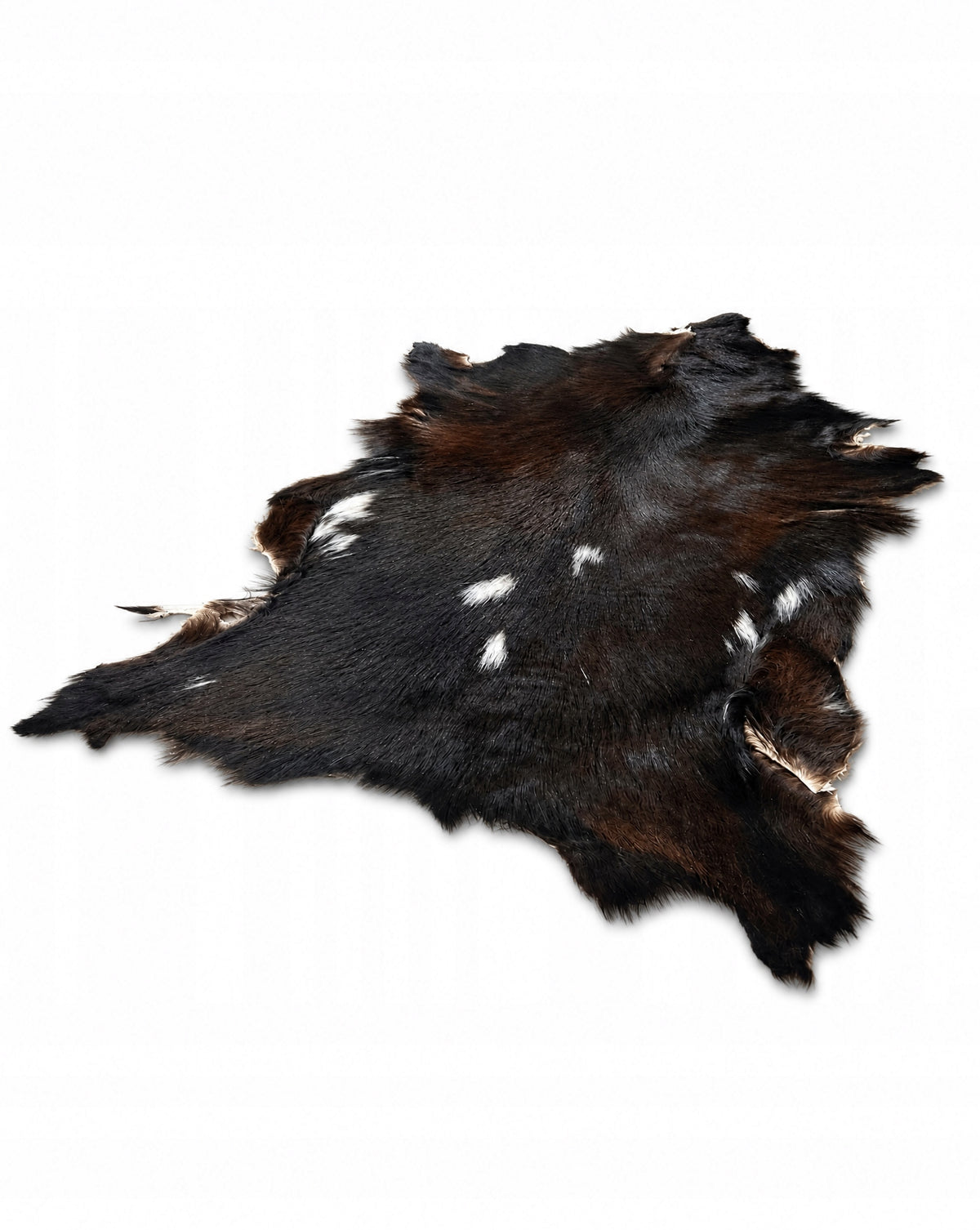 Decorative goat leather "Black" L/80cm *NATURAL* Packaging status original