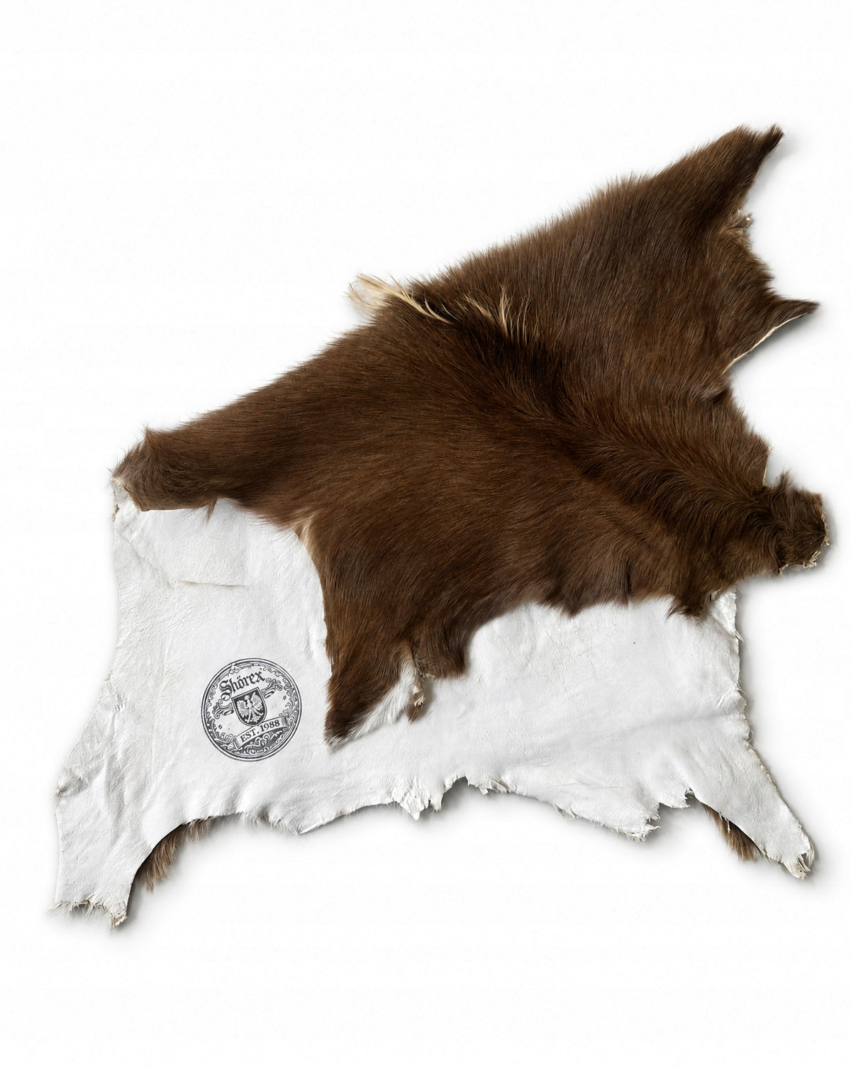 Decorative goat leather "Dark beige" M/70cm *NATURAL UNIQUE* Manufacturer code Skóra z kozy "Ciemny beż"