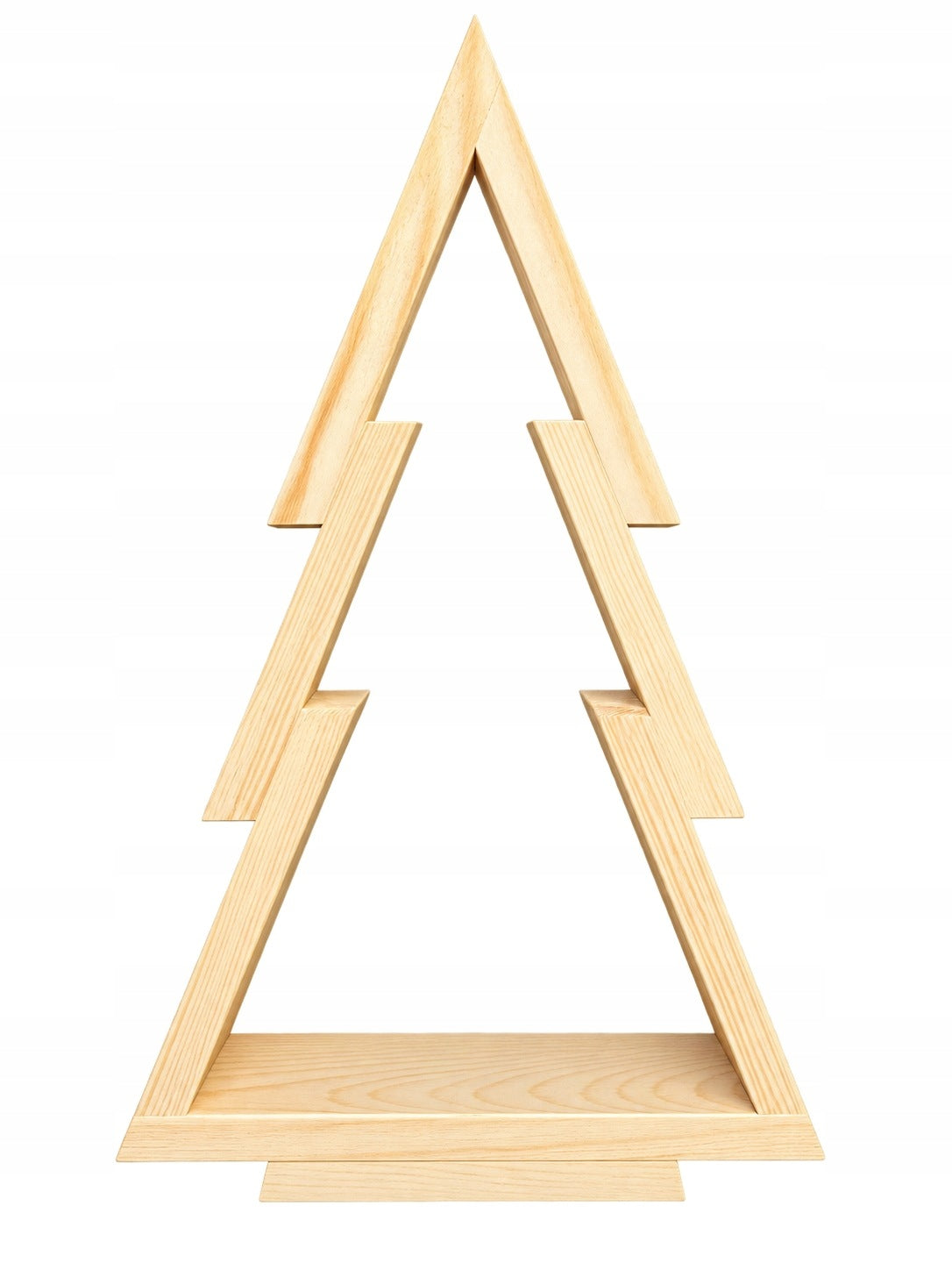 Decorative wooden Christmas tree, base 51,5cm