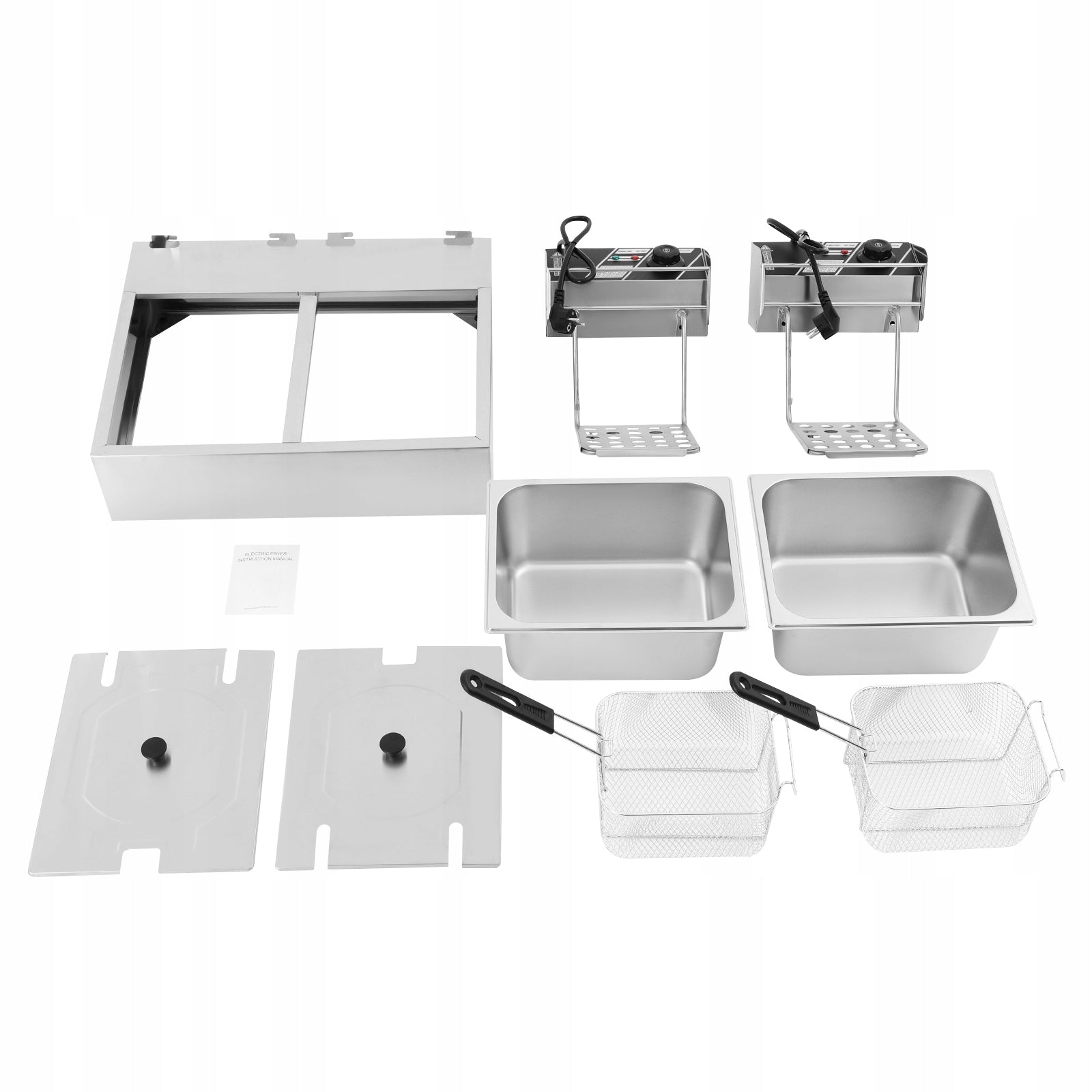 Deep Fryer with Basket, Commercial Dual Tank Deep Fryer 12L EAN (GTIN) 751591549774