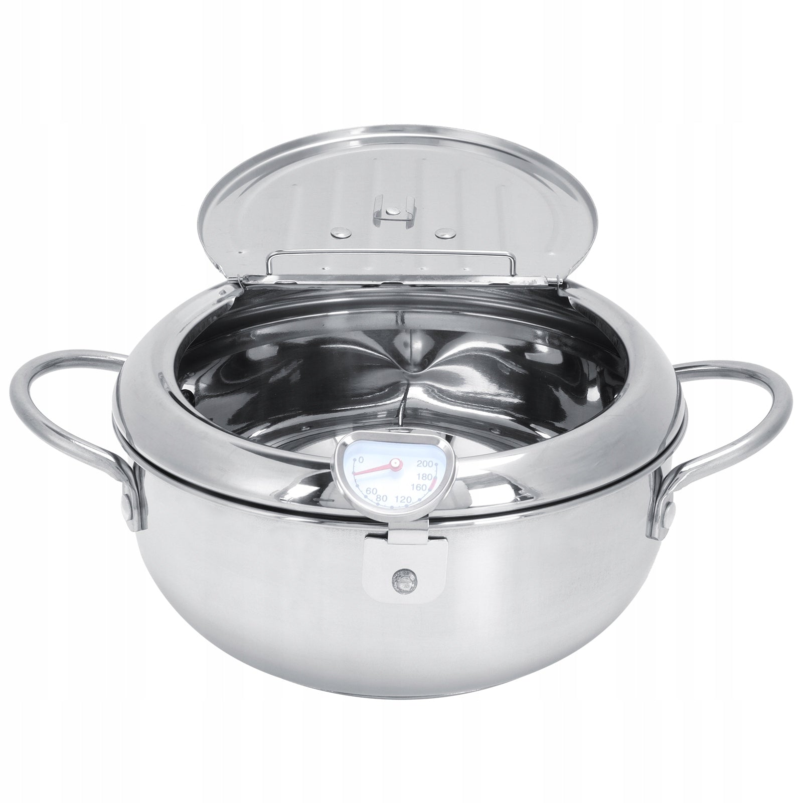 Deep Frying Pot Stainless Steel Frying Pan with Lid 86 Model 1135ACWV